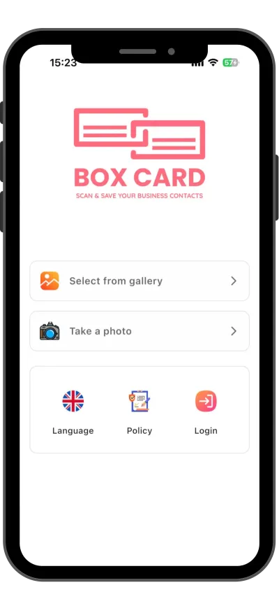 Boxcard - Smart Business Card Scanner features
