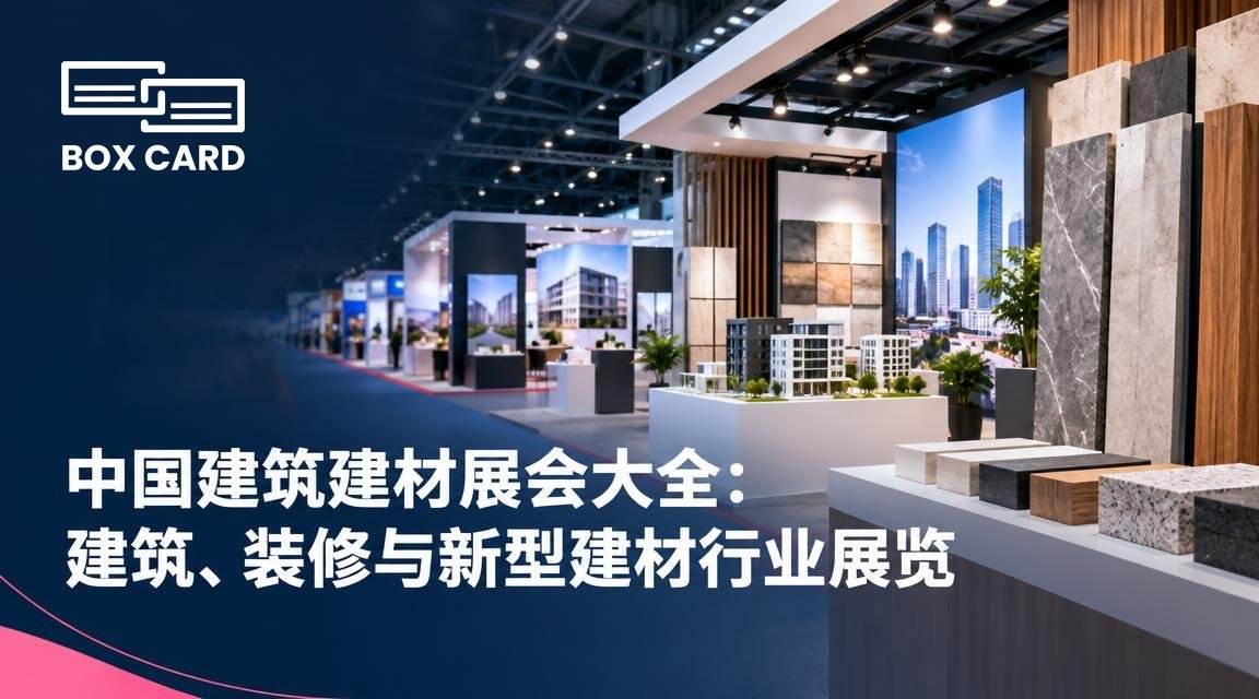 中国建筑建材展会大全：建筑、装修与新型建材行业展览