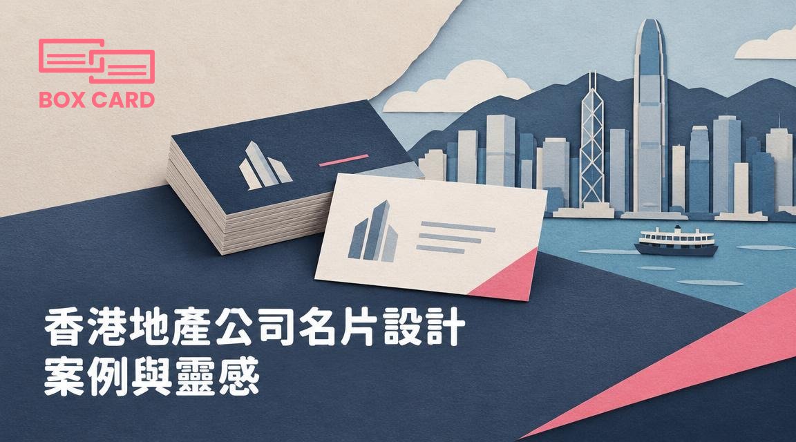 香港地產公司名片設計案例與靈感