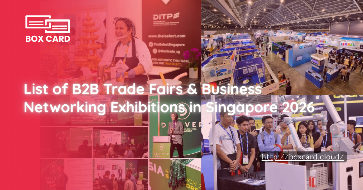 List of B2B Trade Fairs & Business Networking Exhibitions in Singapore 2026