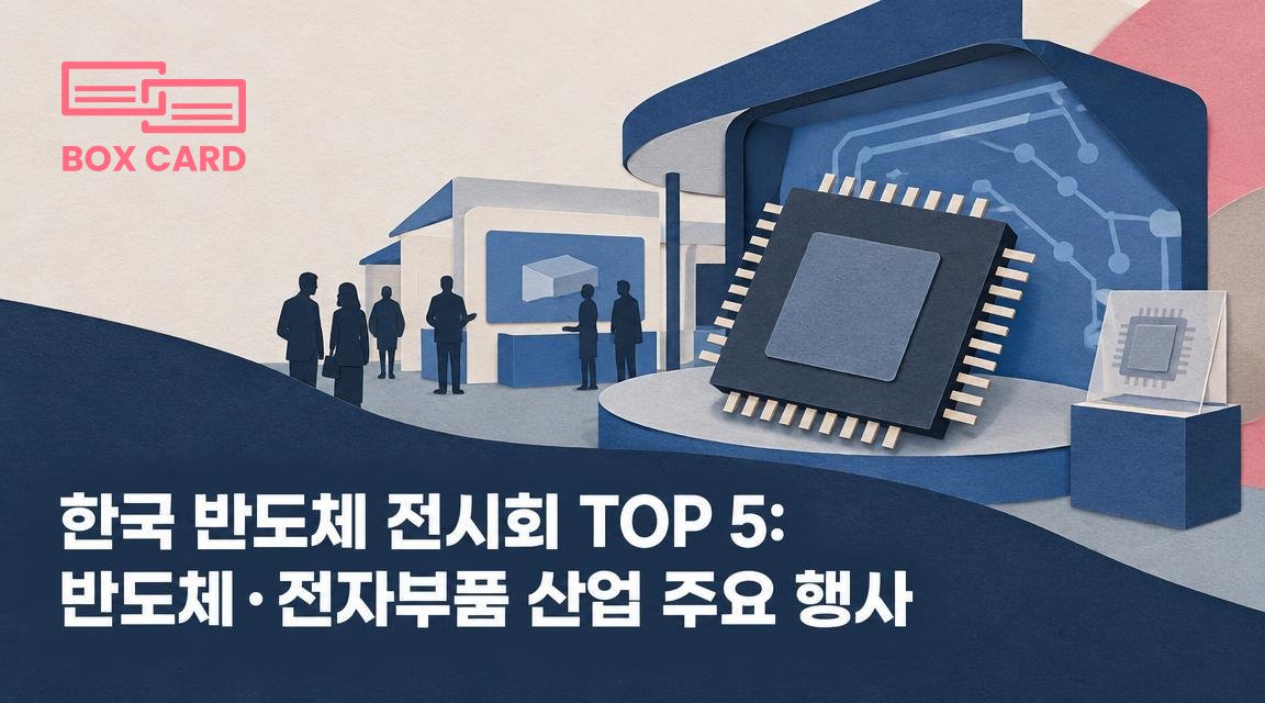 한국 반도체 전시회 TOP 5: 반도체·전자부품 산업 주요 행사