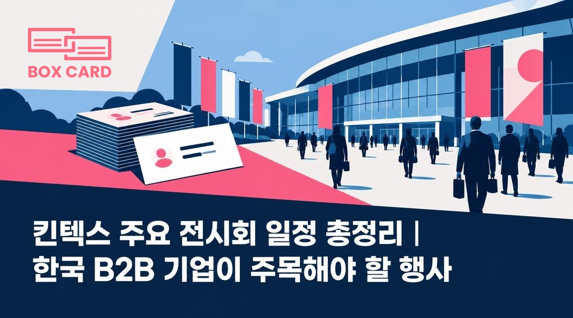 킨텍스 주요 전시회 일정 총정리｜한국 B2B 기업이 주목해야 할 행사