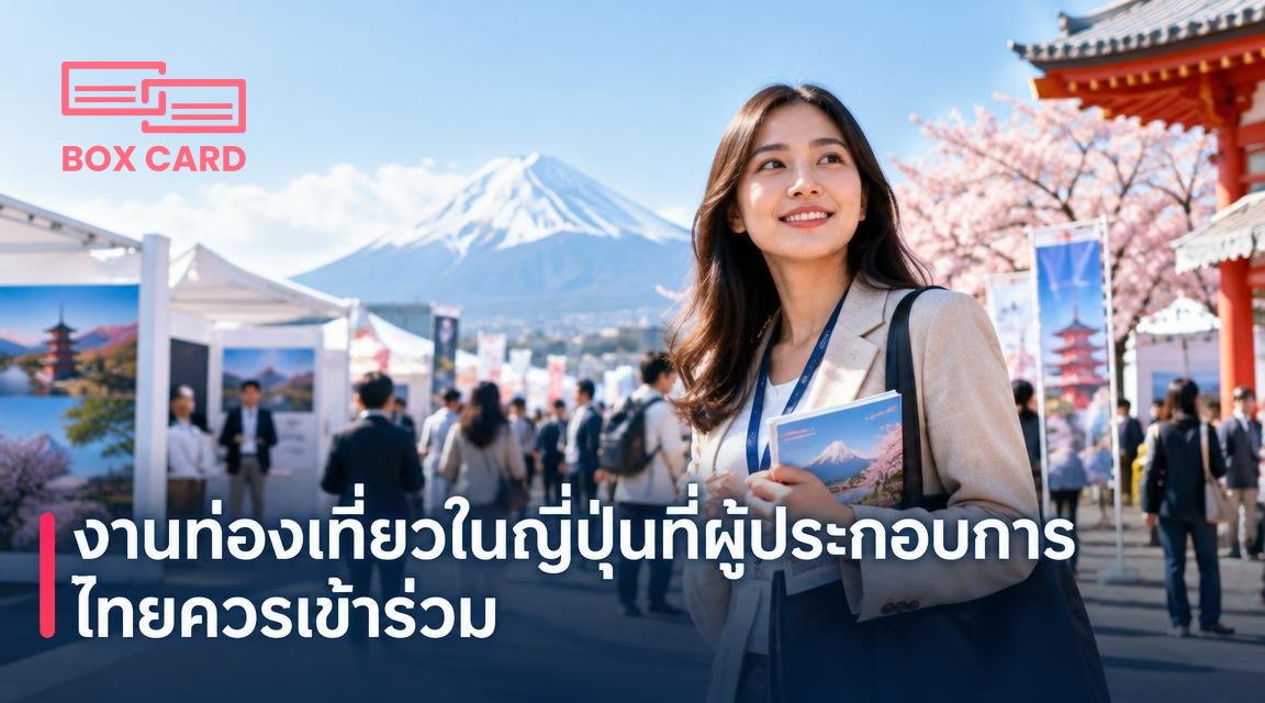 งานท่องเที่ยวในญี่ปุ่นที่ผู้ประกอบการไทยควรเข้าร่วม