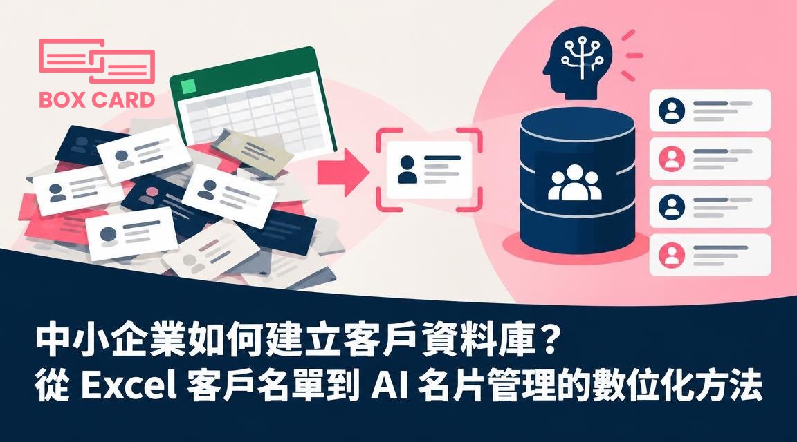 中小企業如何建立客戶資料庫？從 Excel 客戶名單到 AI 名片管理的數位化方法
