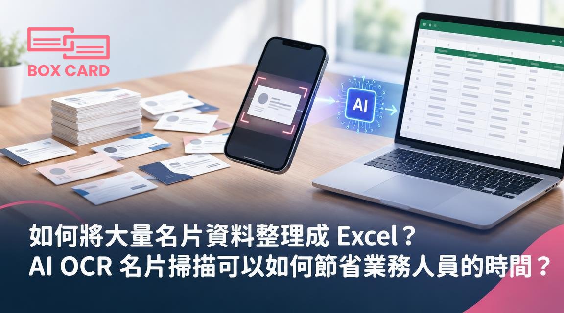 如何將大量名片資料整理成 Excel？AI OCR 名片掃描可以如何節省業務人員的時間？