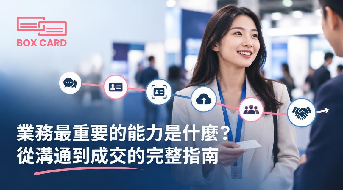 業務最重要的能力是什麼？從溝通到成交的完整指南