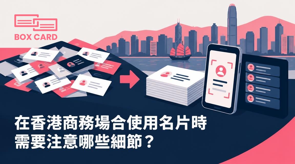 在香港商務場合使用名片時需要注意哪些細節？