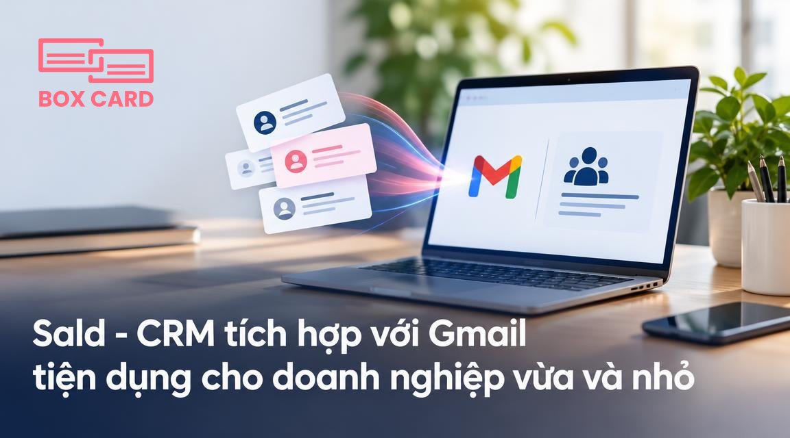 Sald - CRM tích hợp với Gmail tiện dụng cho doanh nghiệp vừa và nhỏ