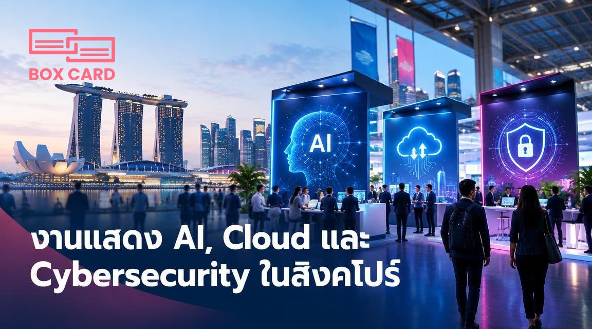 งานแสดง AI, Cloud และ Cybersecurity ในสิงคโปร์