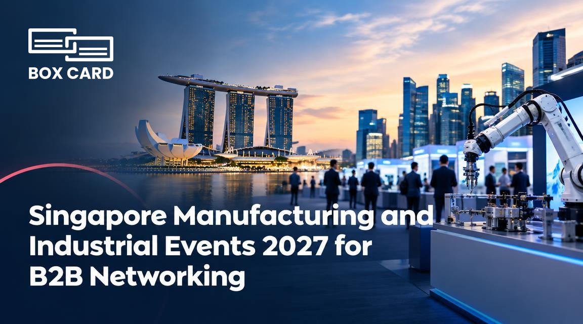 Singapore Manufacturing and Industrial Events 2027 for B2B Networking