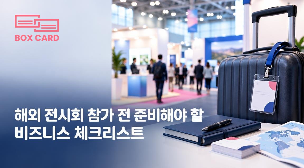 해외 전시회 참가 전 준비해야 할 비즈니스 체크리스트
