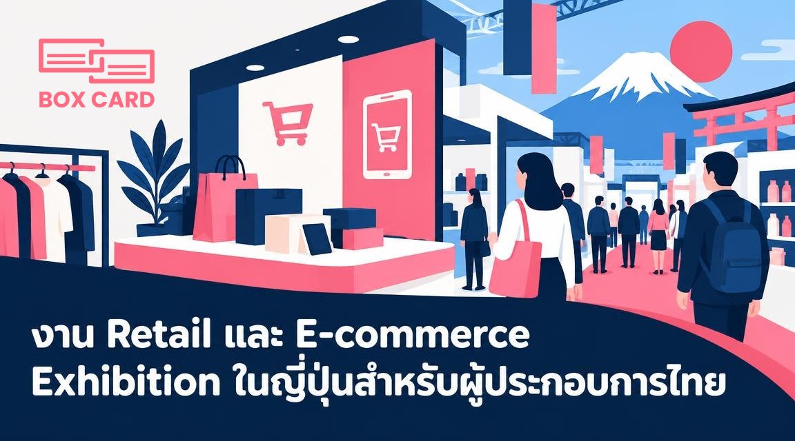 งาน Retail และ E-commerce Exhibition ในญี่ปุ่นสำหรับผู้ประกอบการไทย