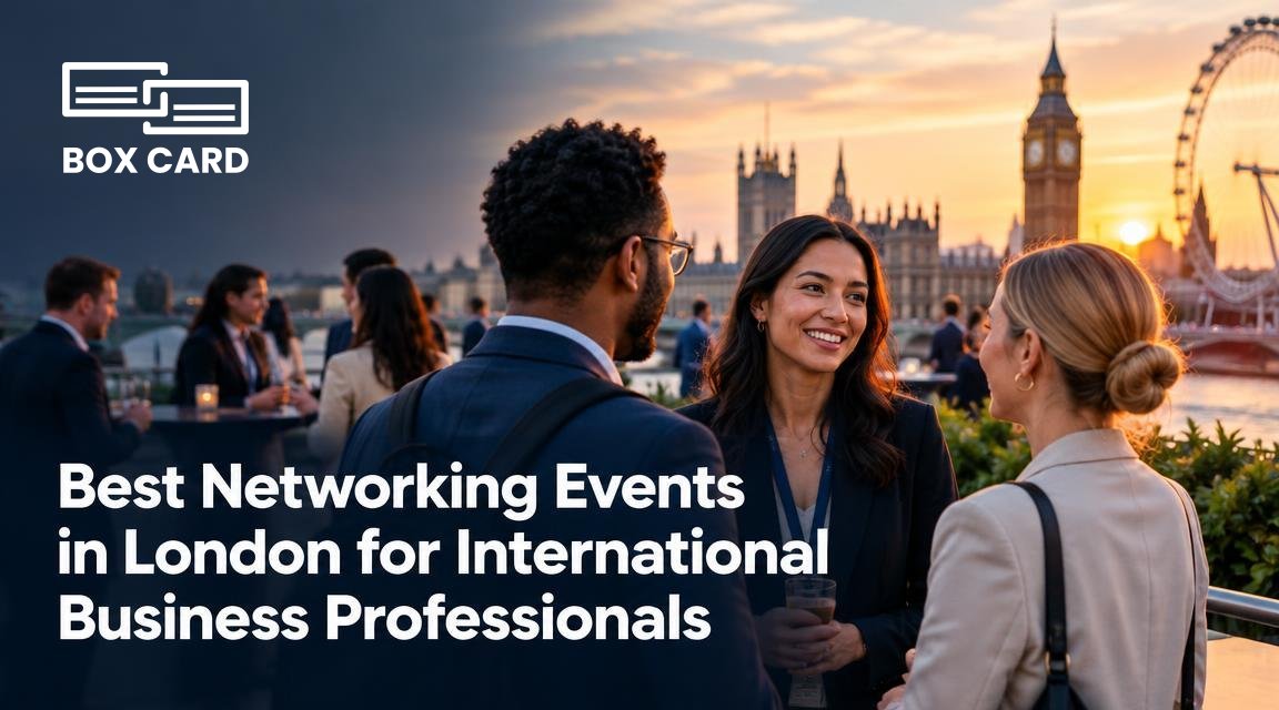Best Networking Events in London for International Business Professionals