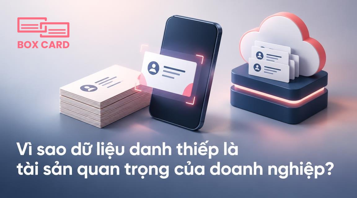 Vì sao dữ liệu danh thiếp là tài sản quan trọng của doanh nghiệp?
