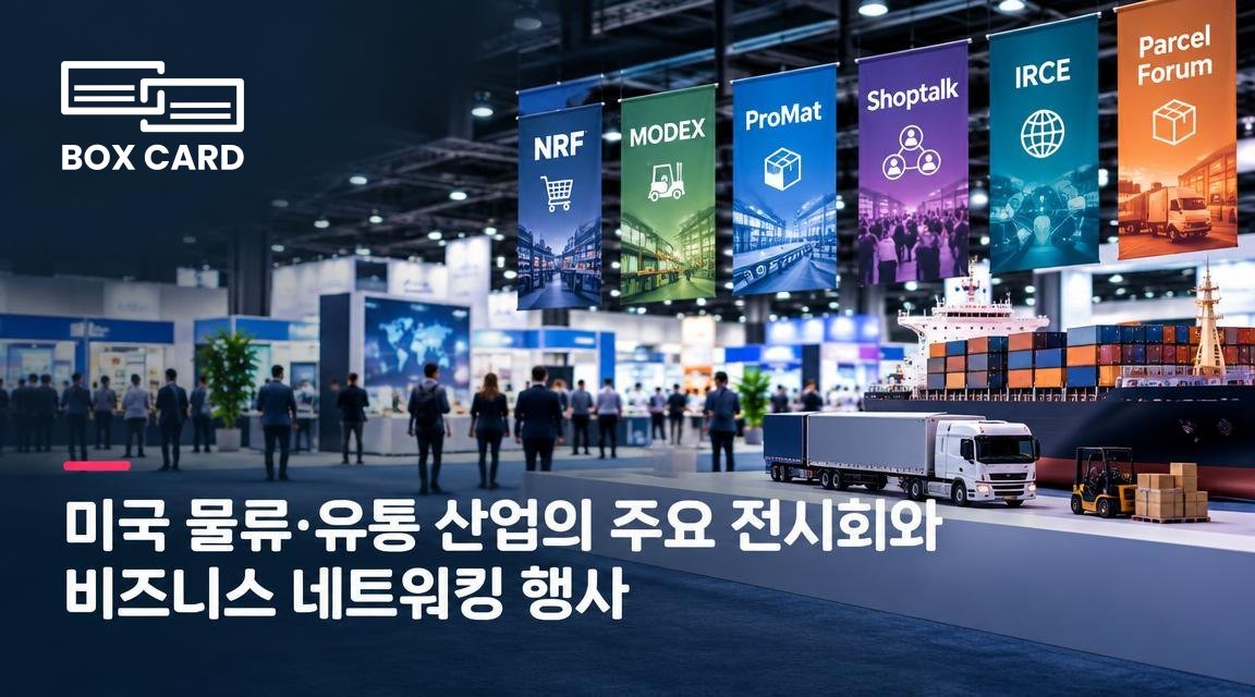 미국 물류·유통 산업의 주요 전시회와 비즈니스 네트워킹 행사