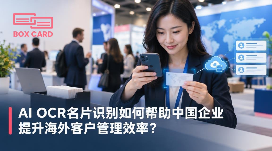 AI OCR名片识别如何帮助中国企业提升海外客户管理效率？