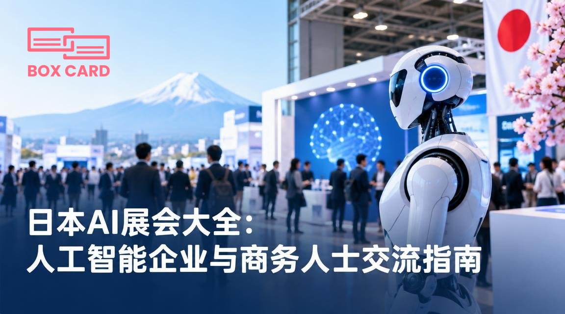 日本AI展会大全：人工智能企业与商务人士交流指南