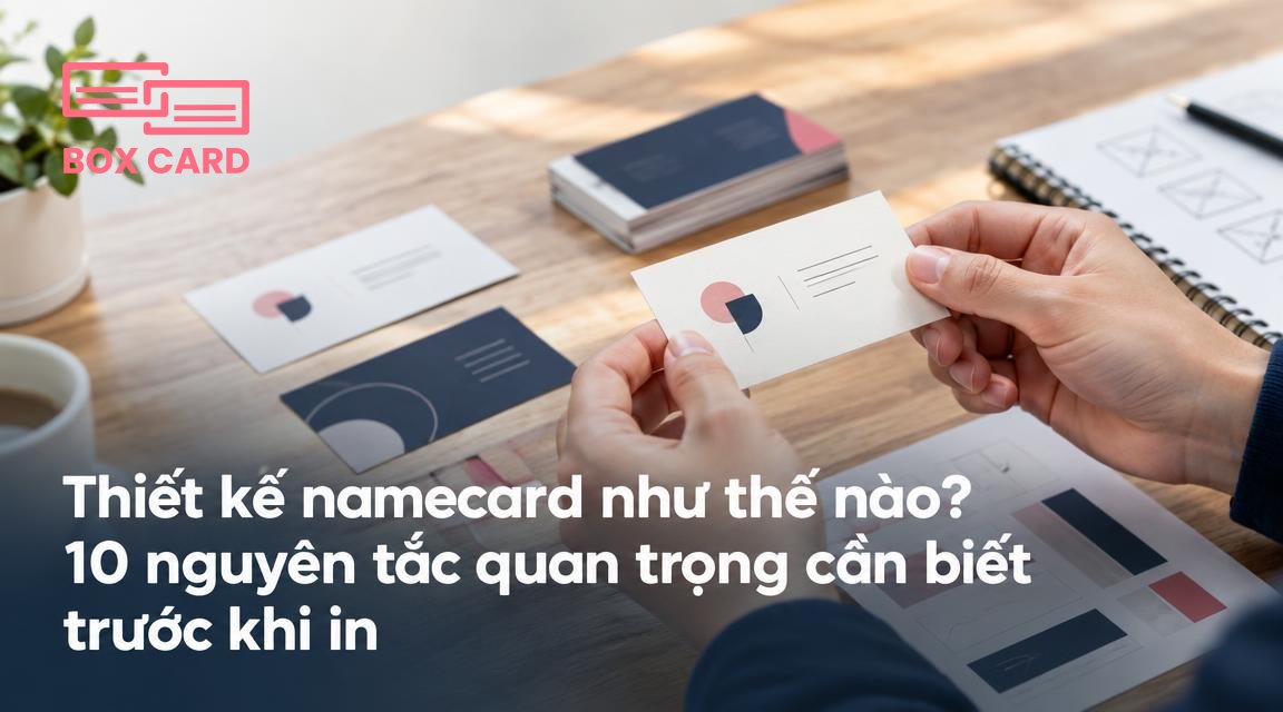 Thiết kế namecard như thế nào? 10 nguyên tắc quan trọng cần biết trước khi in