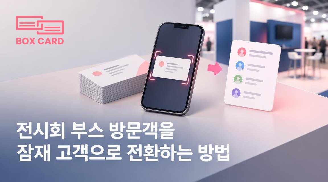 전시회 부스 방문객을 잠재 고객으로 전환하는 방법