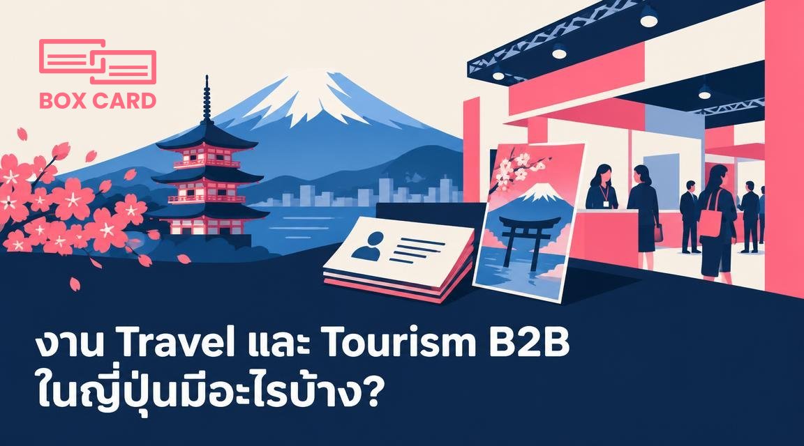 งาน Travel และ Tourism B2B ในญี่ปุ่นมีอะไรบ้าง?