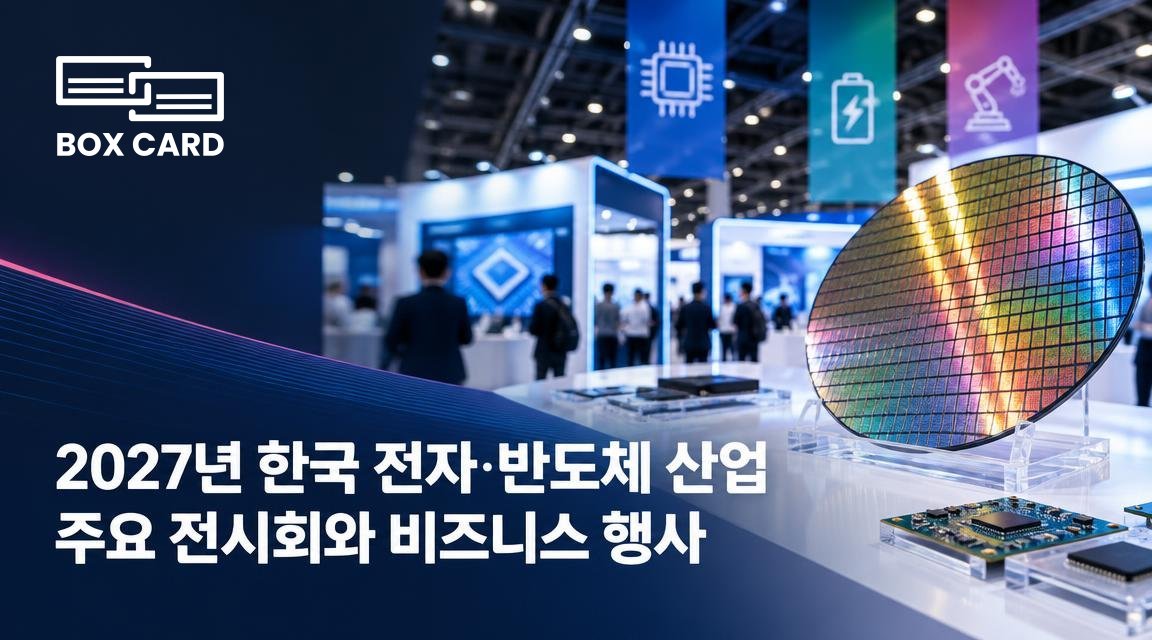 2027년 한국 전자·반도체 산업 주요 전시회와 비즈니스 행사