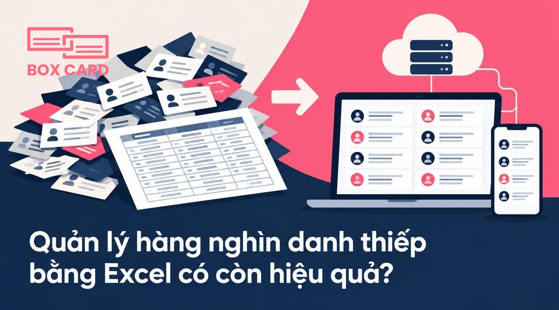 Quản lý hàng nghìn danh thiếp bằng Excel có còn hiệu quả?