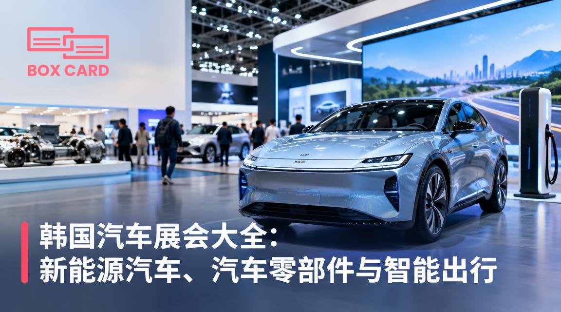 韩国汽车展会大全：新能源汽车、汽车零部件与智能出行