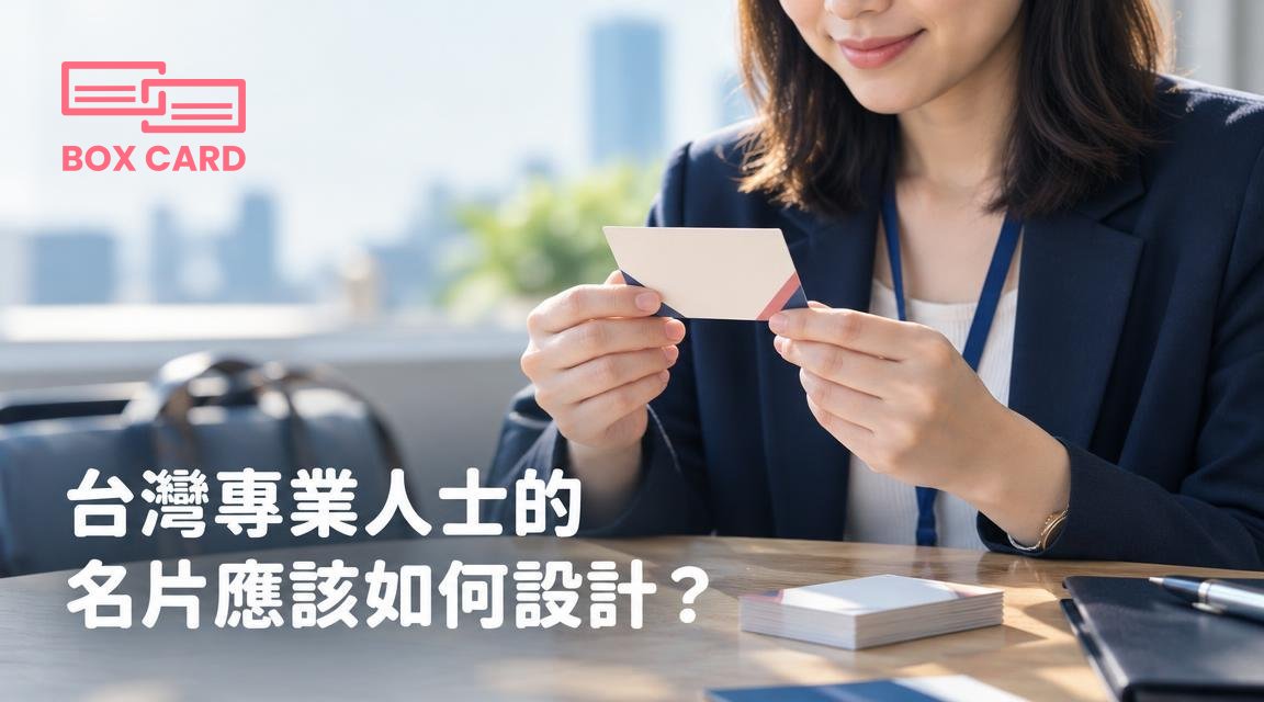 台灣專業人士的名片應該如何設計？