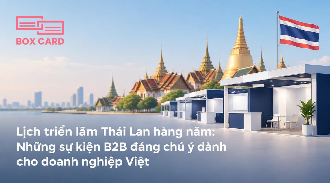 Lịch triển lãm Thái Lan hàng năm: Những sự kiện B2B đáng chú ý dành cho doanh nghiệp Việt