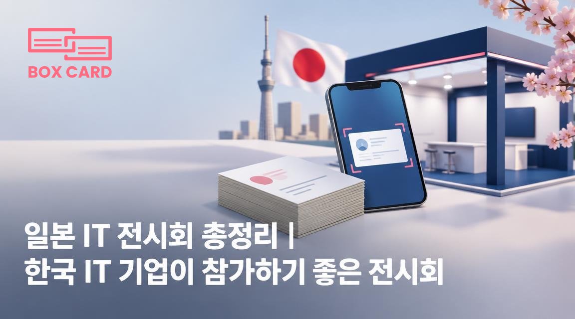 일본 IT 전시회 총정리｜한국 IT 기업이 참가하기 좋은 전시회