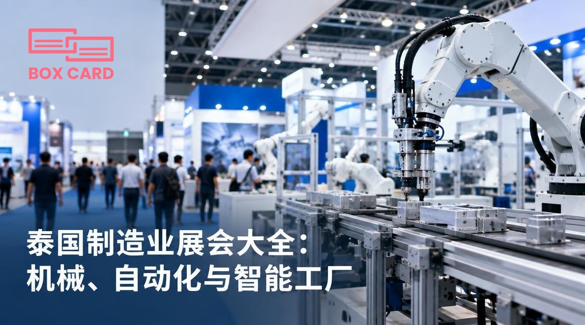 泰国制造业展会大全：机械、自动化与智能工厂