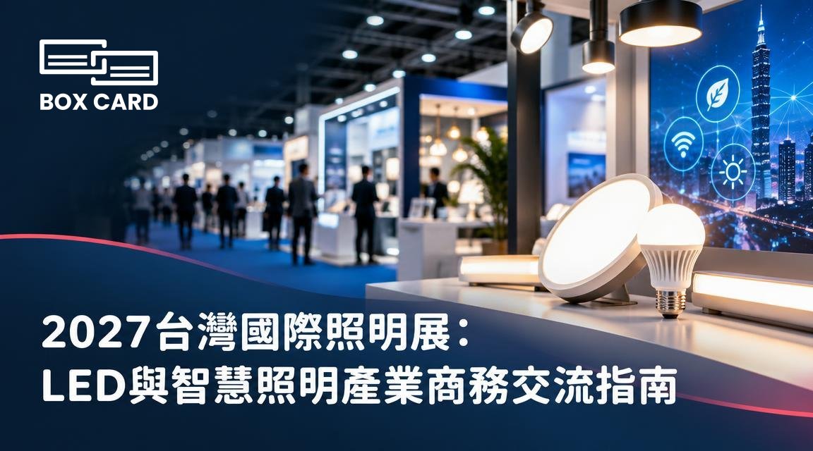 2027台灣國際照明展：LED與智慧照明產業商務交流指南