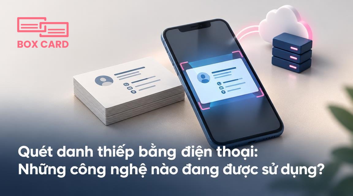 Quét danh thiếp bằng điện thoại: Những công nghệ nào đang được sử dụng?