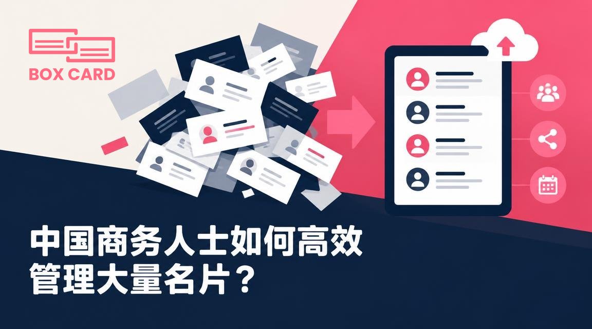 中国商务人士如何高效管理大量名片？