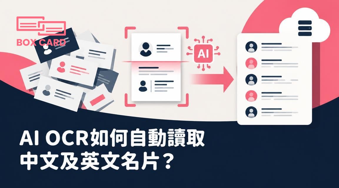 AI OCR如何自動讀取中文及英文名片？