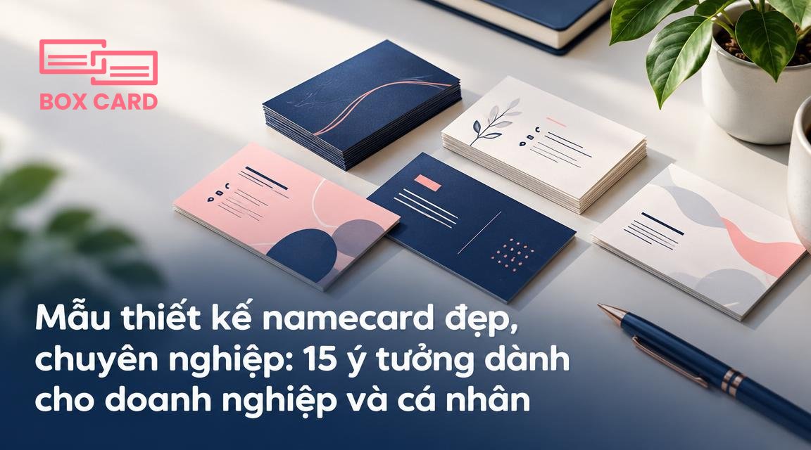 Mẫu thiết kế namecard đẹp, chuyên nghiệp: 15 ý tưởng dành cho doanh nghiệp và cá nhân
