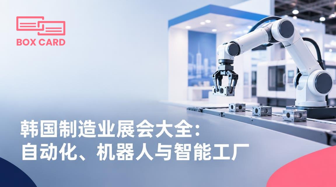 韩国制造业展会大全：自动化、机器人与智能工厂