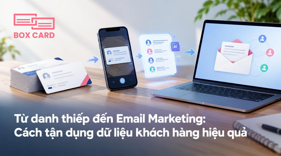 Từ danh thiếp đến Email Marketing: Cách tận dụng dữ liệu khách hàng hiệu quả