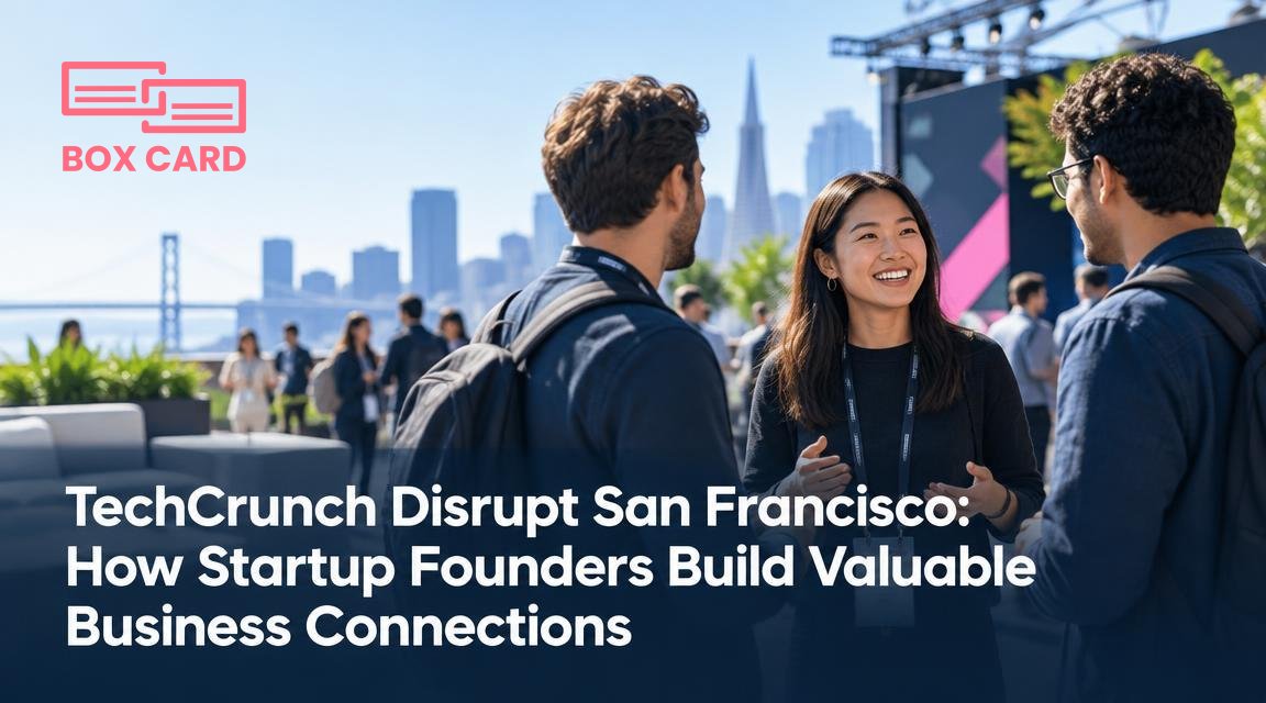 TechCrunch Disrupt San Francisco: How Startup Founders Build Valuable Business Connections