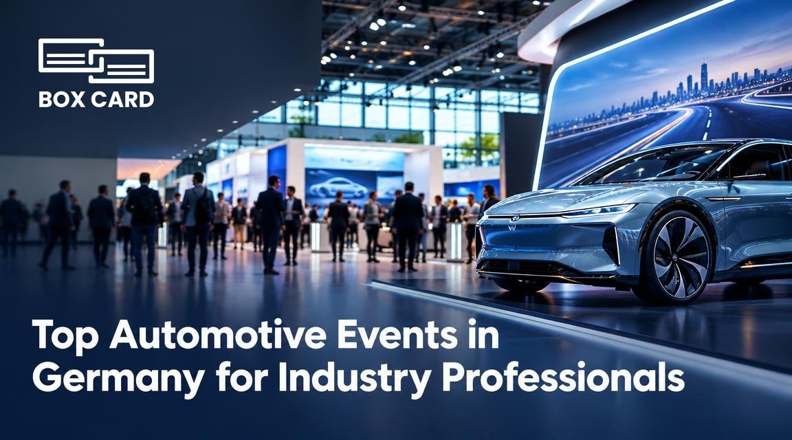 Top Automotive Events in Germany for Industry Professionals