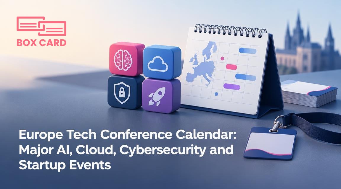 Europe Tech Conference Calendar: Major AI, Cloud, Cybersecurity and Startup Events