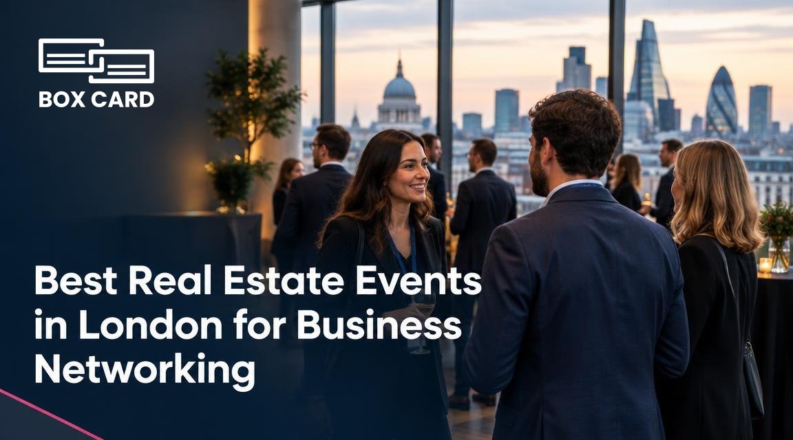 Best Real Estate Events in London for Business Networking