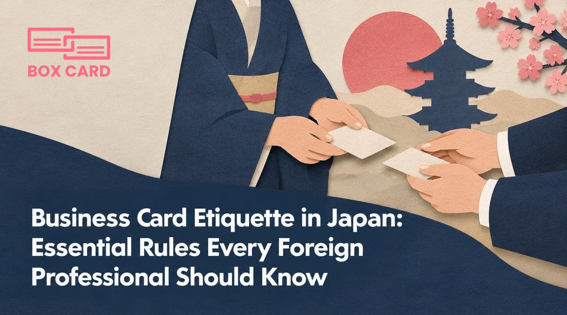 Business Card Etiquette in Japan: Essential Rules Every Foreign Professional Should Know