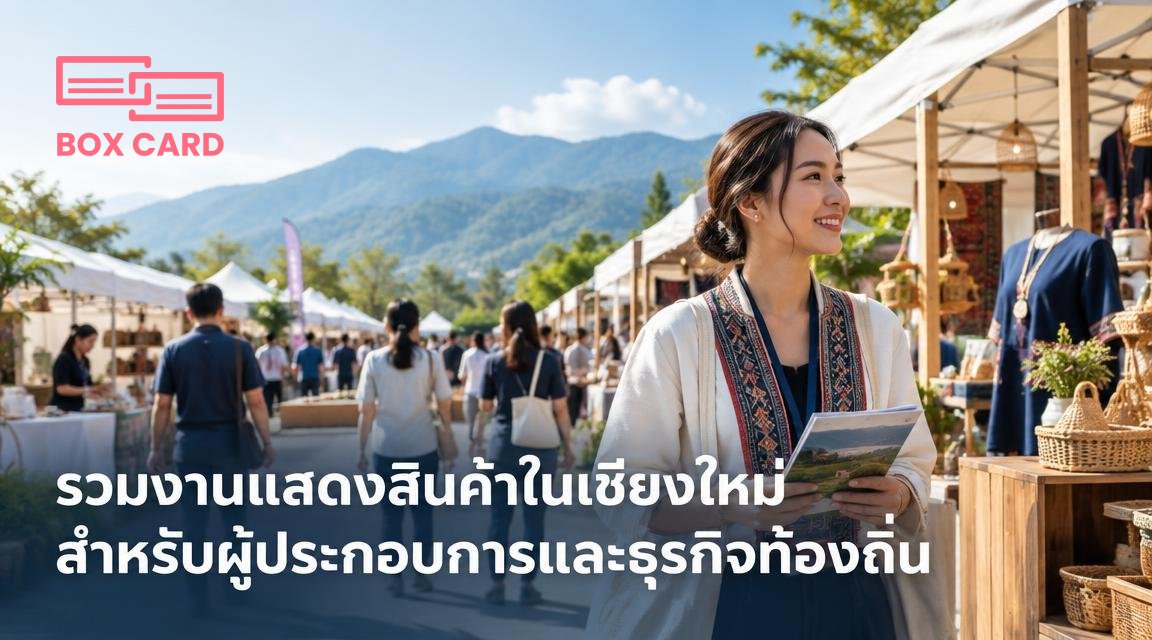 รวมงานแสดงสินค้าในเชียงใหม่สำหรับผู้ประกอบการและธุรกิจท้องถิ่น