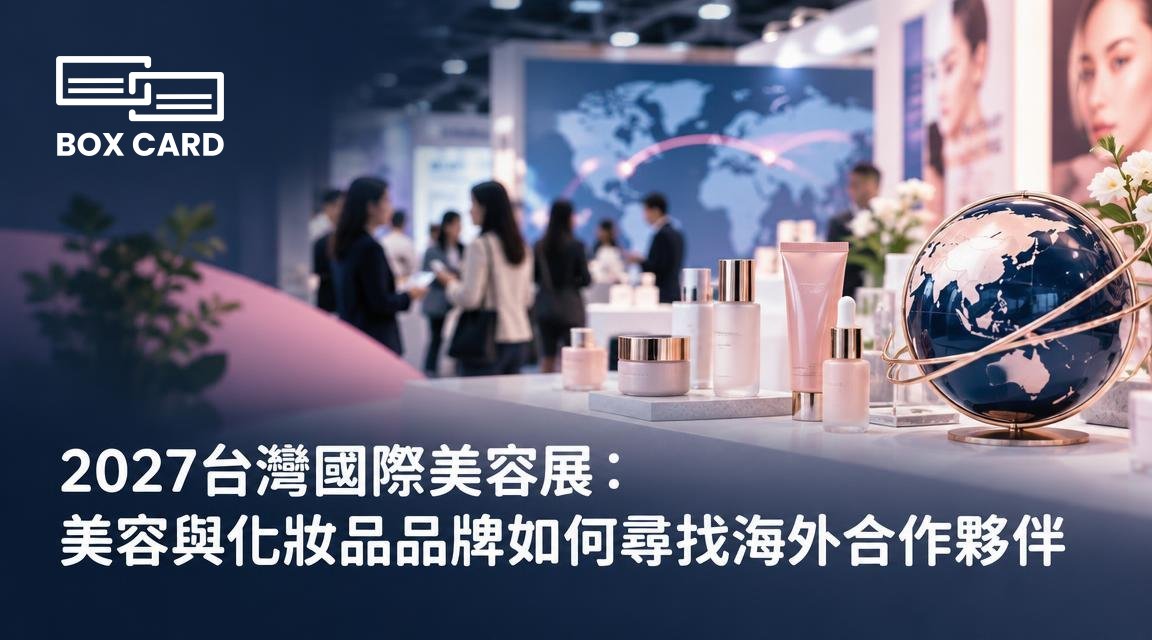 2027台灣國際美容展：美容與化妝品品牌如何尋找海外合作夥伴