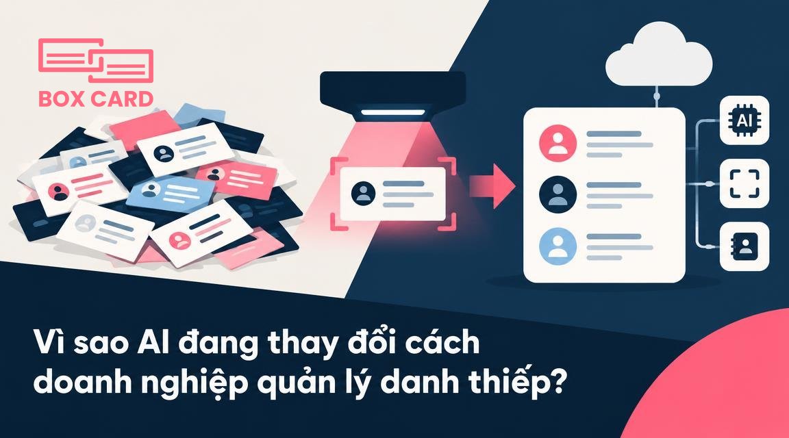 Vì sao AI đang thay đổi cách doanh nghiệp quản lý danh thiếp?