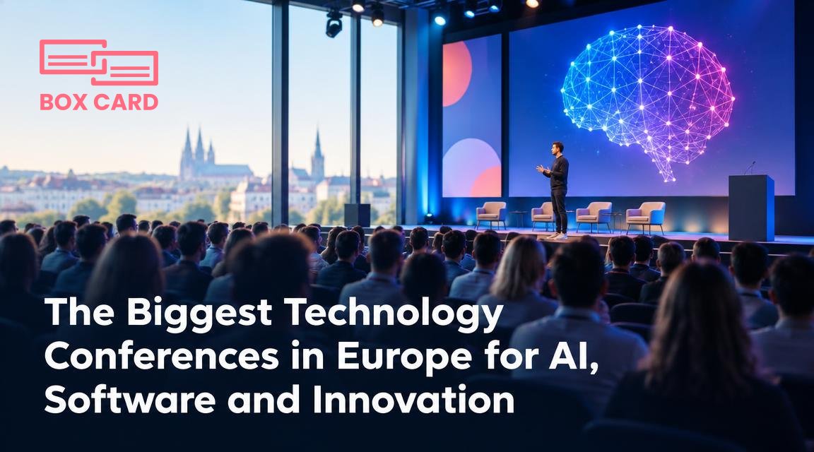 The Biggest Technology Conferences in Europe for AI, Software and Innovation