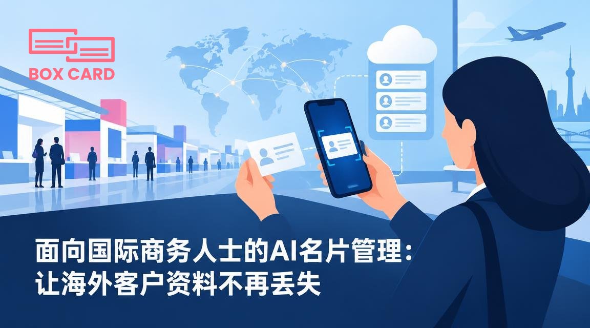 面向国际商务人士的AI名片管理：让海外客户资料不再丢失