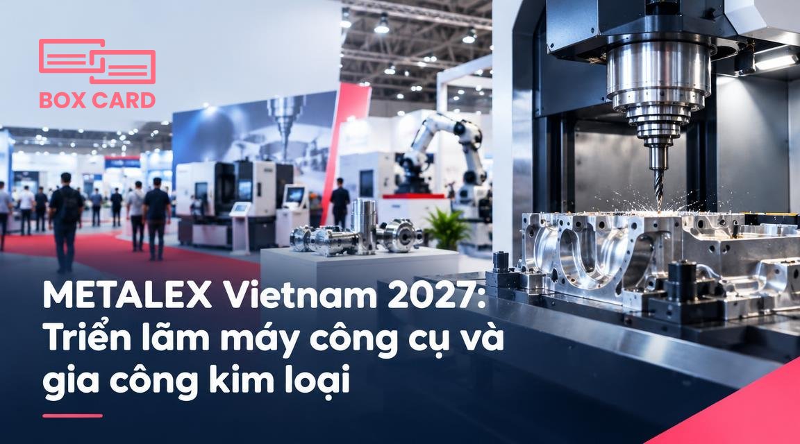 METALEX Vietnam 2027: Triển lãm máy công cụ và gia công kim loại