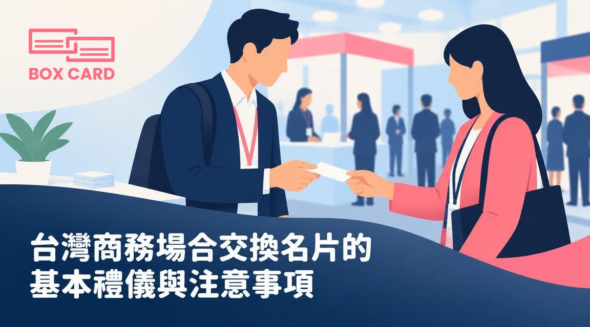 台灣商務場合交換名片的基本禮儀與注意事項